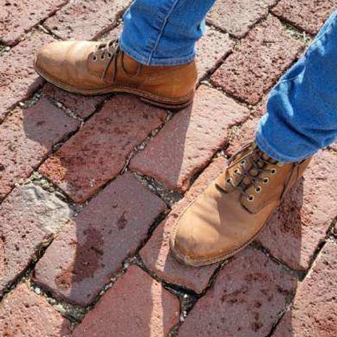 Grant Stone Nora Boot in Horween Dune Chromexcel