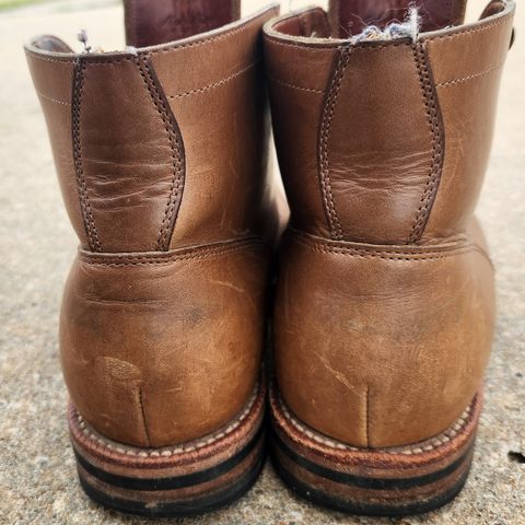 Grant Stone Nora Boot in Horween Dune Chromexcel