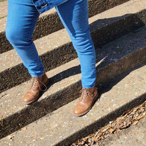 Grant Stone Nora Boot in Horween Dune Chromexcel