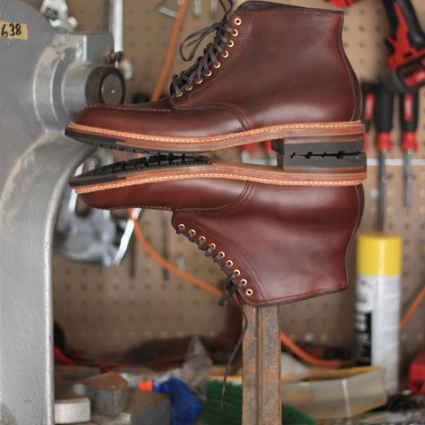 Alden Norwegian Front Blucher in Horween Brown Chromexcel