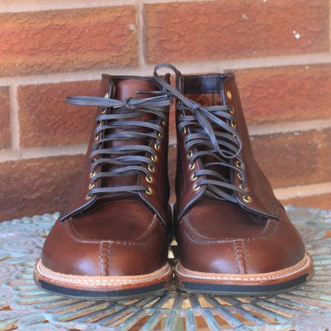 Alden Norwegian Front Blucher in Horween Brown Chromexcel