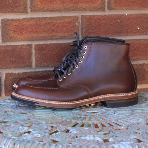 Alden Norwegian Front Blucher in Horween Brown Chromexcel