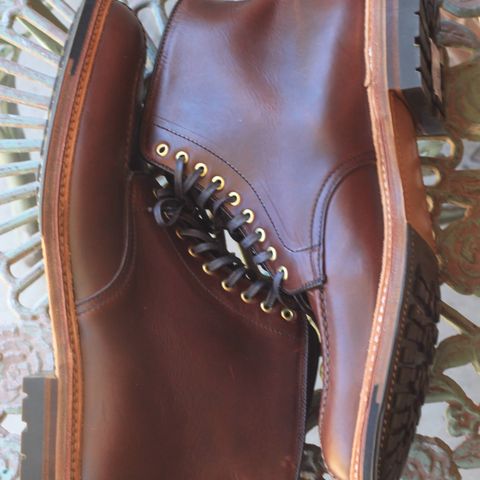 Alden Norwegian Front Blucher in Horween Brown Chromexcel