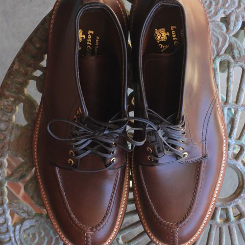 Alden Norwegian Front Blucher in Horween Brown Chromexcel