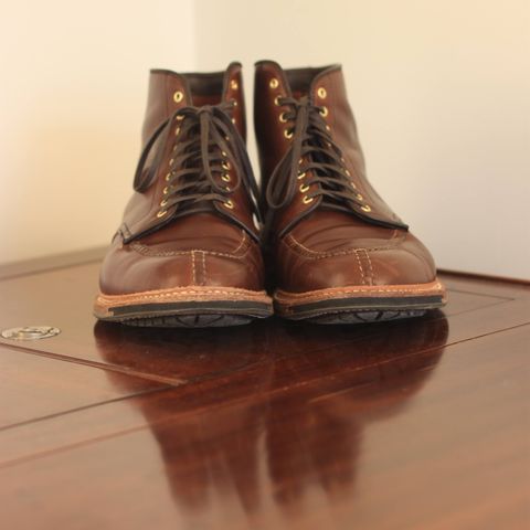Alden Norwegian Front Blucher in Horween Brown Chromexcel