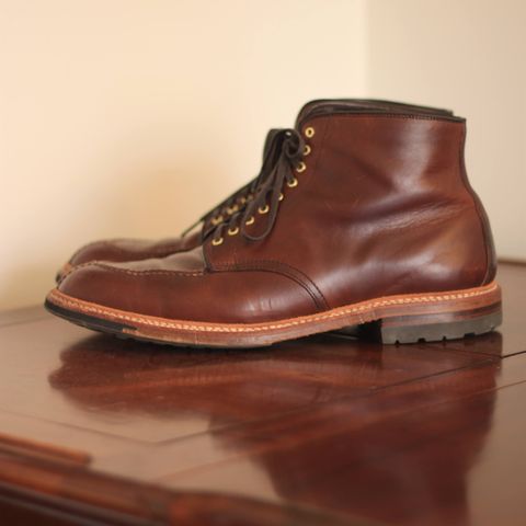 Alden Norwegian Front Blucher in Horween Brown Chromexcel