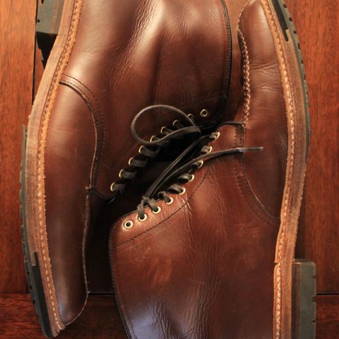 Alden Norwegian Front Blucher in Horween Brown Chromexcel