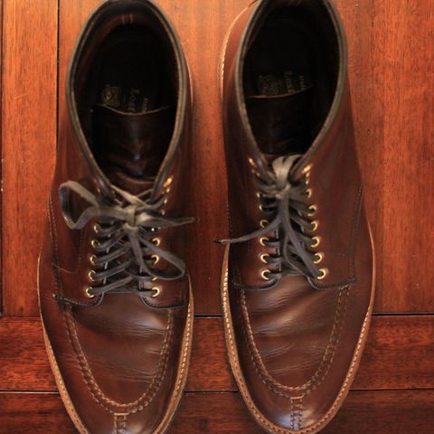 Alden Norwegian Front Blucher in Horween Brown Chromexcel