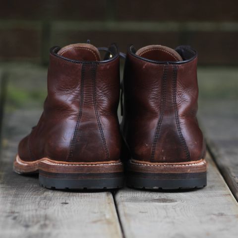 Alden Norwegian Front Blucher in Horween Brown Chromexcel