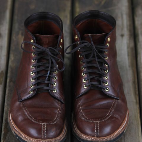 Alden Norwegian Front Blucher in Horween Brown Chromexcel