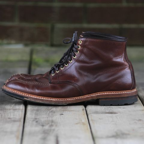 Alden Norwegian Front Blucher in Horween Brown Chromexcel
