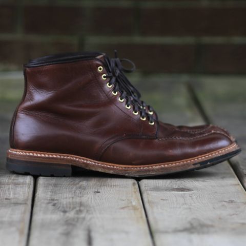 Alden Norwegian Front Blucher in Horween Brown Chromexcel