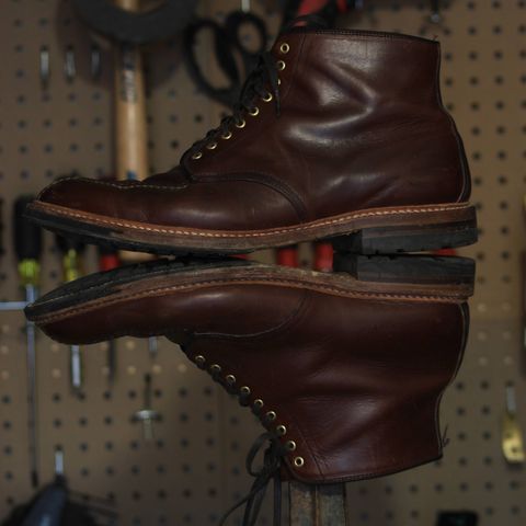 Alden Norwegian Front Blucher in Horween Brown Chromexcel
