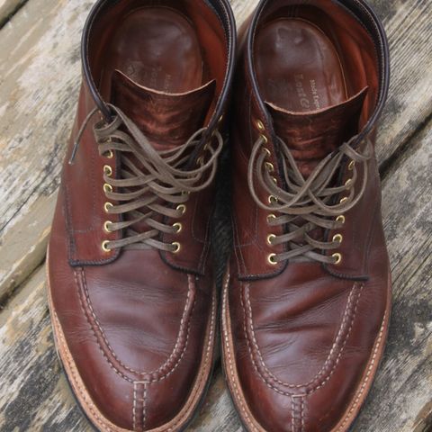 View photo of Alden Norwegian Front Blucher in Horween Brown Chromexcel