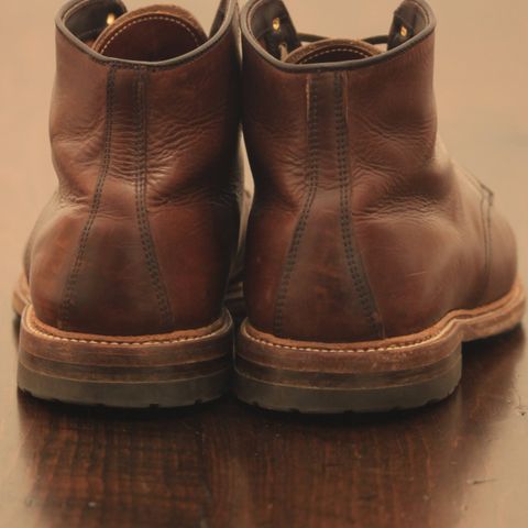 View photo of Alden Norwegian Front Blucher in Horween Brown Chromexcel