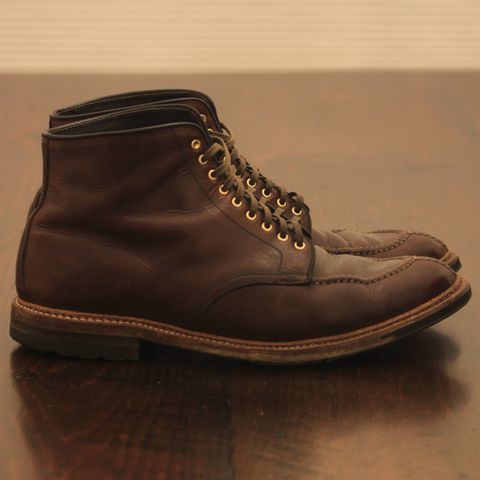 View photo of Alden Norwegian Front Blucher in Horween Brown Chromexcel