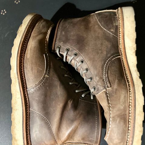 View photo of Red Wing 8883 in Concrete Rough & Tough leather