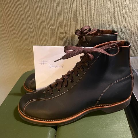 Red Wing 1920s Outing Boot in S.B. Foot Black Prairie