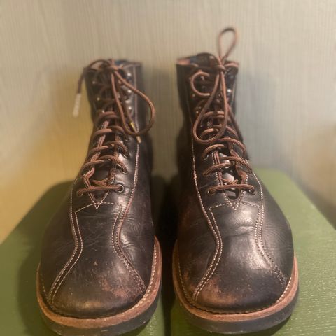 View photo of Red Wing 1920s Outing Boot in S.B. Foot Black Prairie