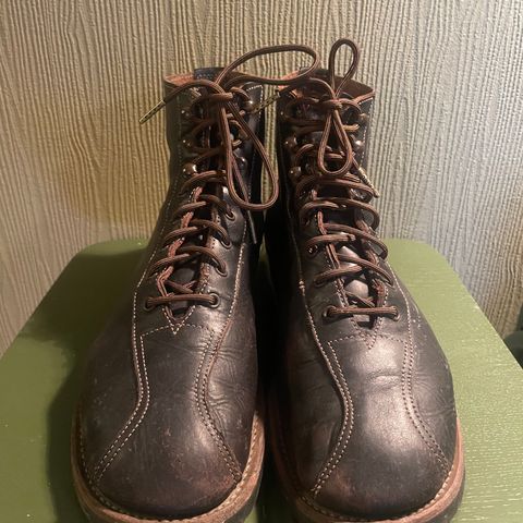 View photo of Red Wing 1920s Outing Boot in S.B. Foot Black Prairie