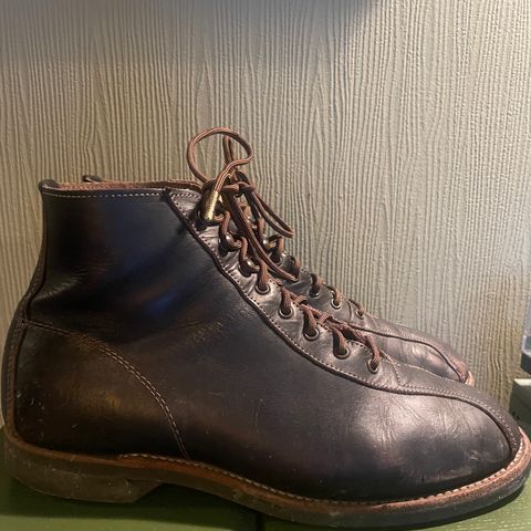 View photo of Red Wing 1920s Outing Boot in S.B. Foot Black Prairie