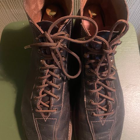 View photo of Red Wing 1920s Outing Boot in S.B. Foot Black Prairie