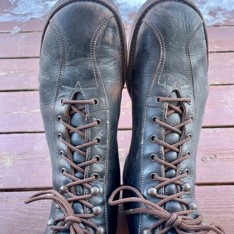 View photo of Red Wing 1920s Outing Boot in S.B. Foot Black Prairie