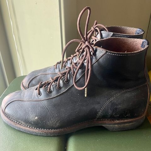 View photo of Red Wing 1920s Outing Boot in S.B. Foot Black Prairie