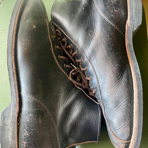 View photo of Red Wing 1920s Outing Boot in S.B. Foot Black Prairie