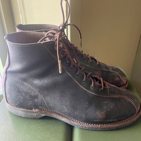 View photo of Red Wing 1920s Outing Boot in S.B. Foot Black Prairie