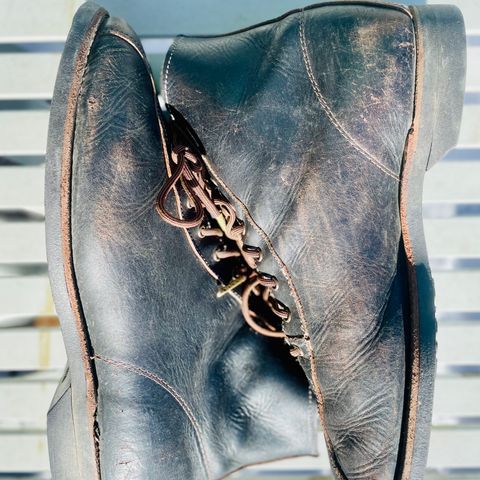 View photo of Red Wing 1920s Outing Boot in S.B. Foot Black Prairie