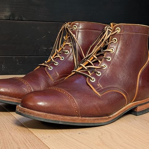 View photo of Viberg Service Boot BCT in Shinki Color 4 Horsebutt