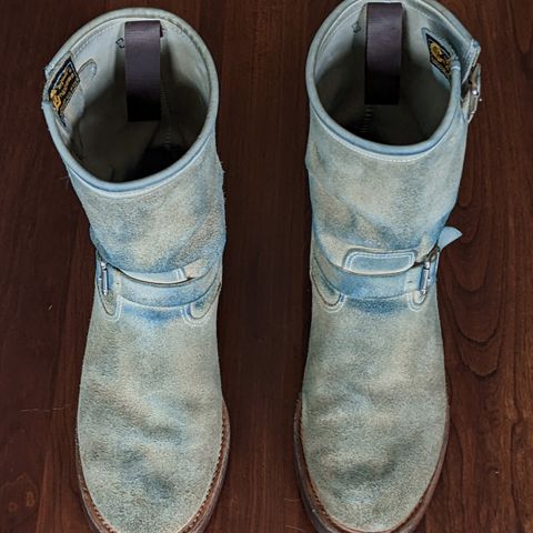 Chippewa 11" Engineer Boot in Sand Roughout
