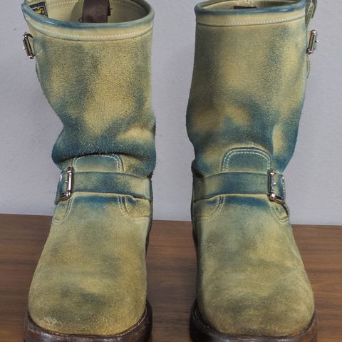 Chippewa 11" Engineer Boot in Sand Roughout