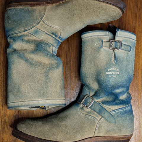 View photo of Chippewa 11" Engineer Boot in Sand Roughout