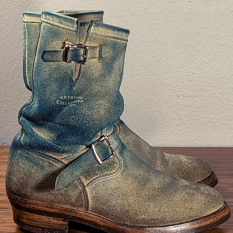 View photo of Chippewa 11" Engineer Boot in Sand Roughout