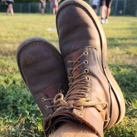 View photo of Nicks Traveler in Horween Orange Predator