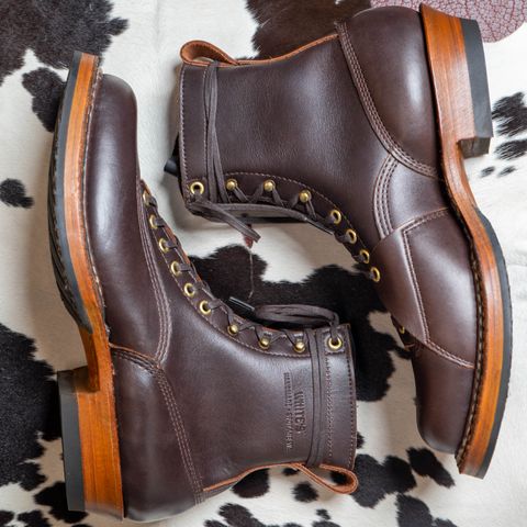 View photo of White's x Stitchdown Wallace LTT Boot in Seidel Brown Dress