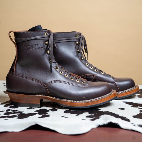 View photo of White's x Stitchdown Wallace LTT Boot in Seidel Brown Dress