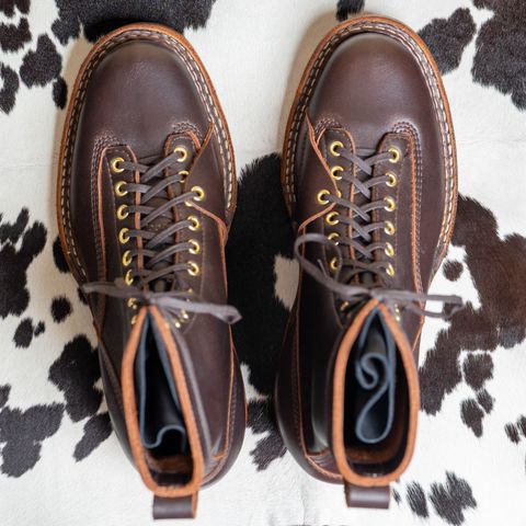 View photo of White's x Stitchdown Wallace LTT Boot in Seidel Brown Dress