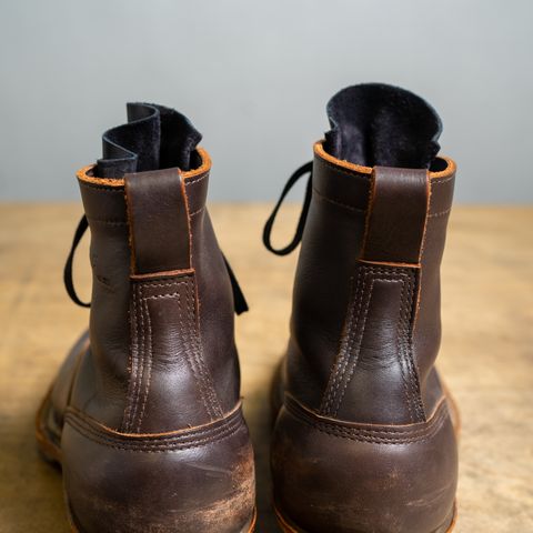 View photo of White's x Stitchdown Wallace LTT Boot in Seidel Brown Dress