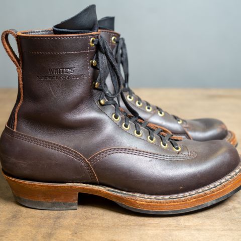 View photo of White's x Stitchdown Wallace LTT Boot in Seidel Brown Dress