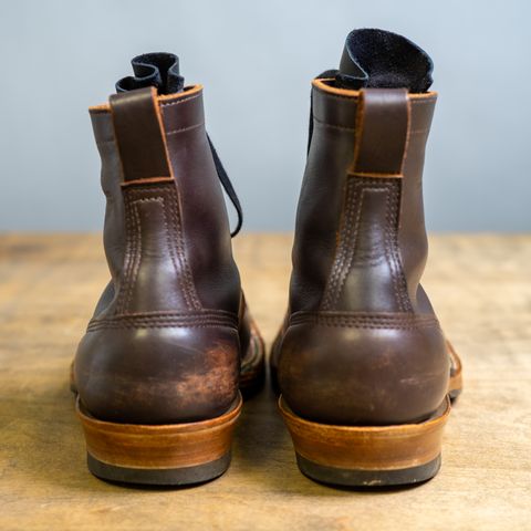 View photo of White's x Stitchdown Wallace LTT Boot in Seidel Brown Dress