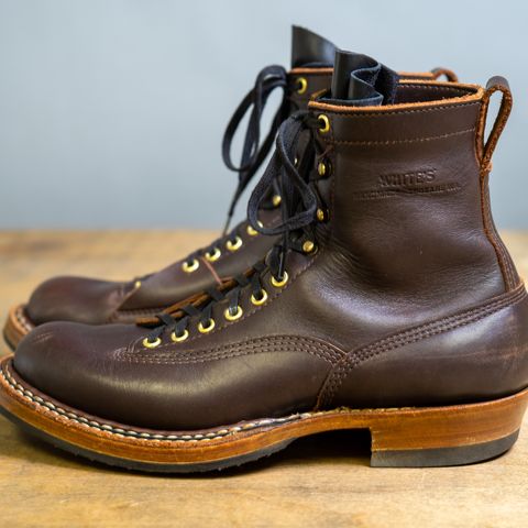 View photo of White's x Stitchdown Wallace LTT Boot in Seidel Brown Dress