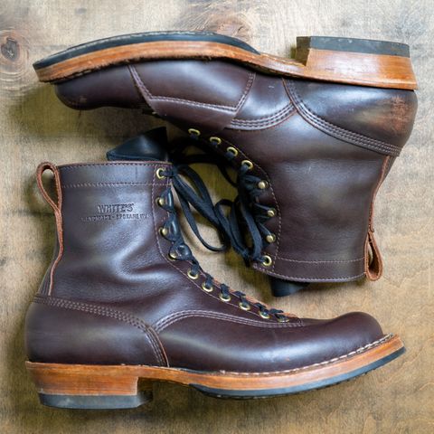 View photo of White's x Stitchdown Wallace LTT Boot in Seidel Brown Dress