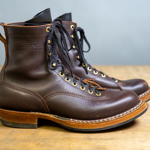 View photo of White's x Stitchdown Wallace LTT Boot in Seidel Brown Dress