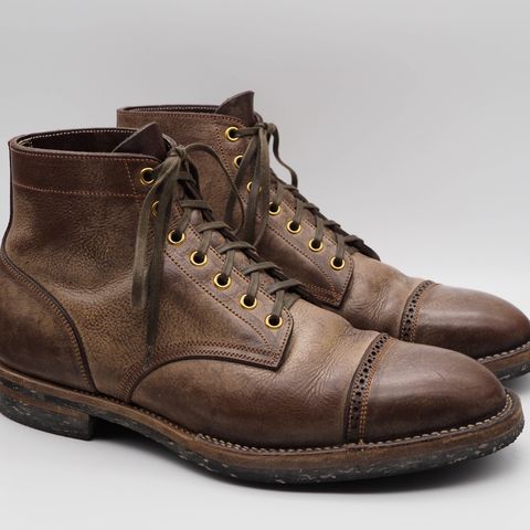 Search result thumbnail of Iron Boots Devil Dog in Coffee Brown Italy Waxed Bullhide