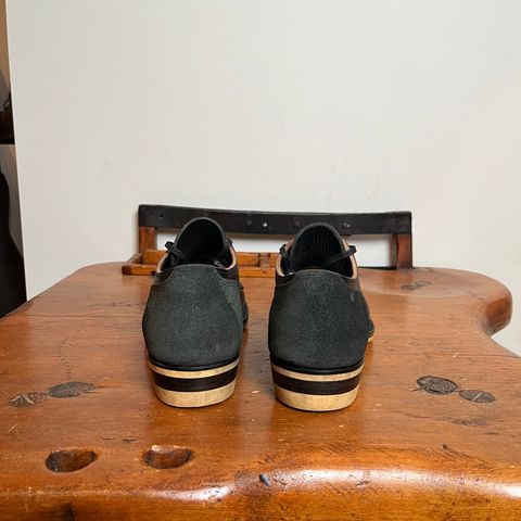 View photo of NF Bootmaker Milton Shoe in Horween Tumbled Black Chromexcel