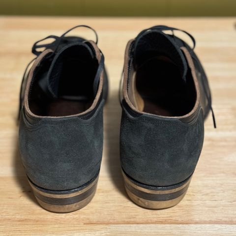 Search result thumbnail of NF Bootmaker Milton Shoe in Horween Tumbled Black Chromexcel