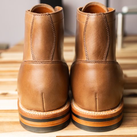 Grant Stone Nora Boot in Horween Dune Chromexcel